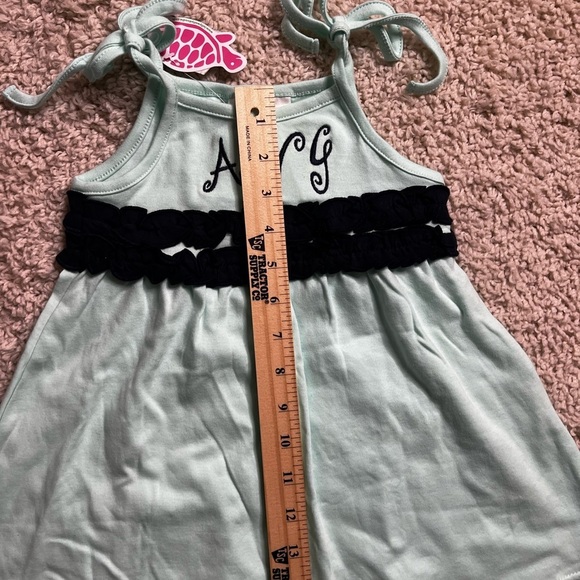 GIRLS LOLLY WOLLY DOODLE SUN TOP MONOGRAMMED WITH “AWG” SIZE 2/3 NWT - Picture 9 of 10